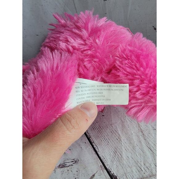 Fuschia Hot Pink Bunny Rabbit Stuffed Animal Plush Easter 6 In - Picture 6 of 6
